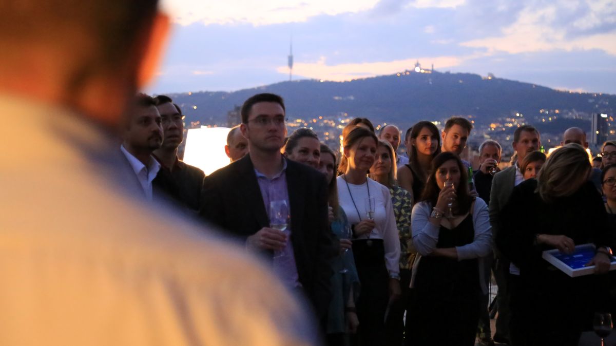 Barcelona events company skyline corporate cocktail view