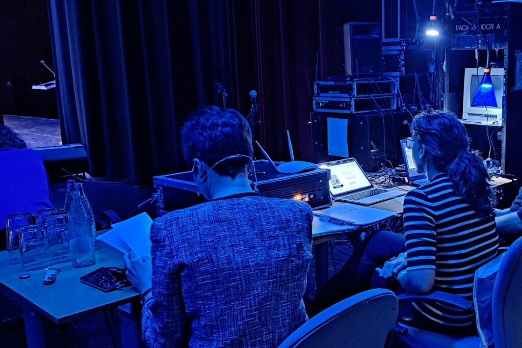 AV and technical production for a conference in Spain