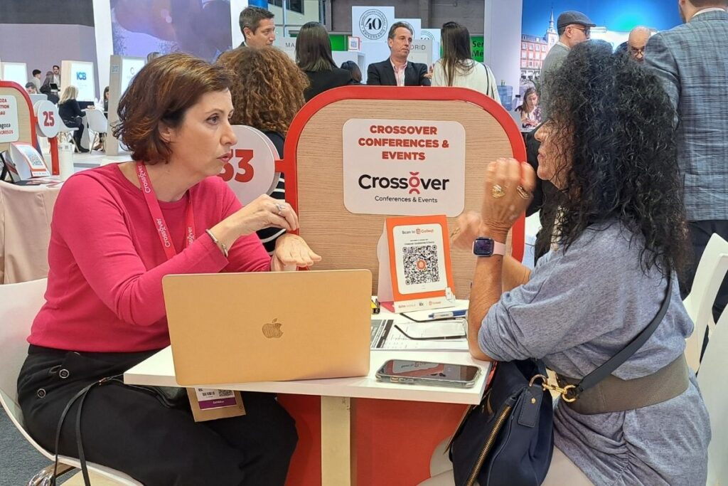 Crossover team at IBTM World trade show