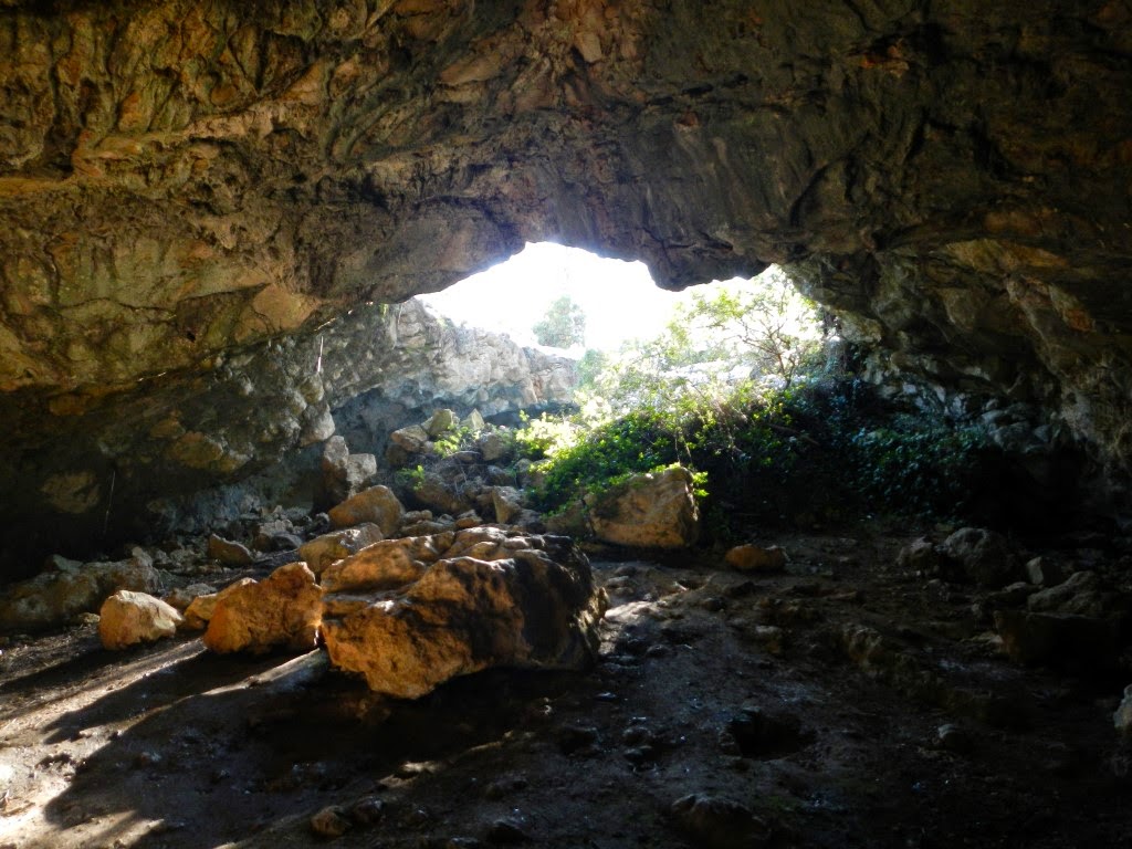 Entrance to a tectonic cave near Barcelona, used in a Crossover Events executive leadership retreat