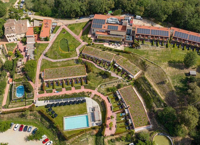Green-certified hotel in Spain offering sustainable event facilities and renewable energy