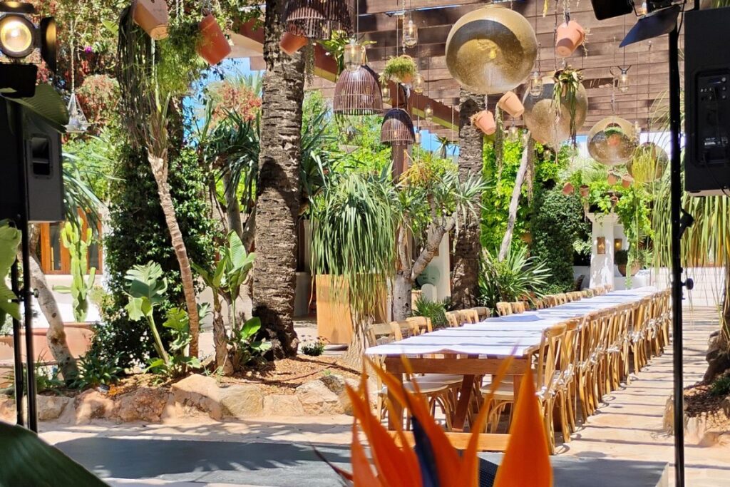 Design-led architecture at a corporate event venue in Ibiza